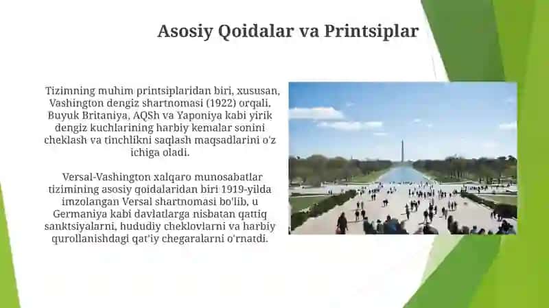 Versal-Vashington Xalqaro Munosabatlar Tizimi 4