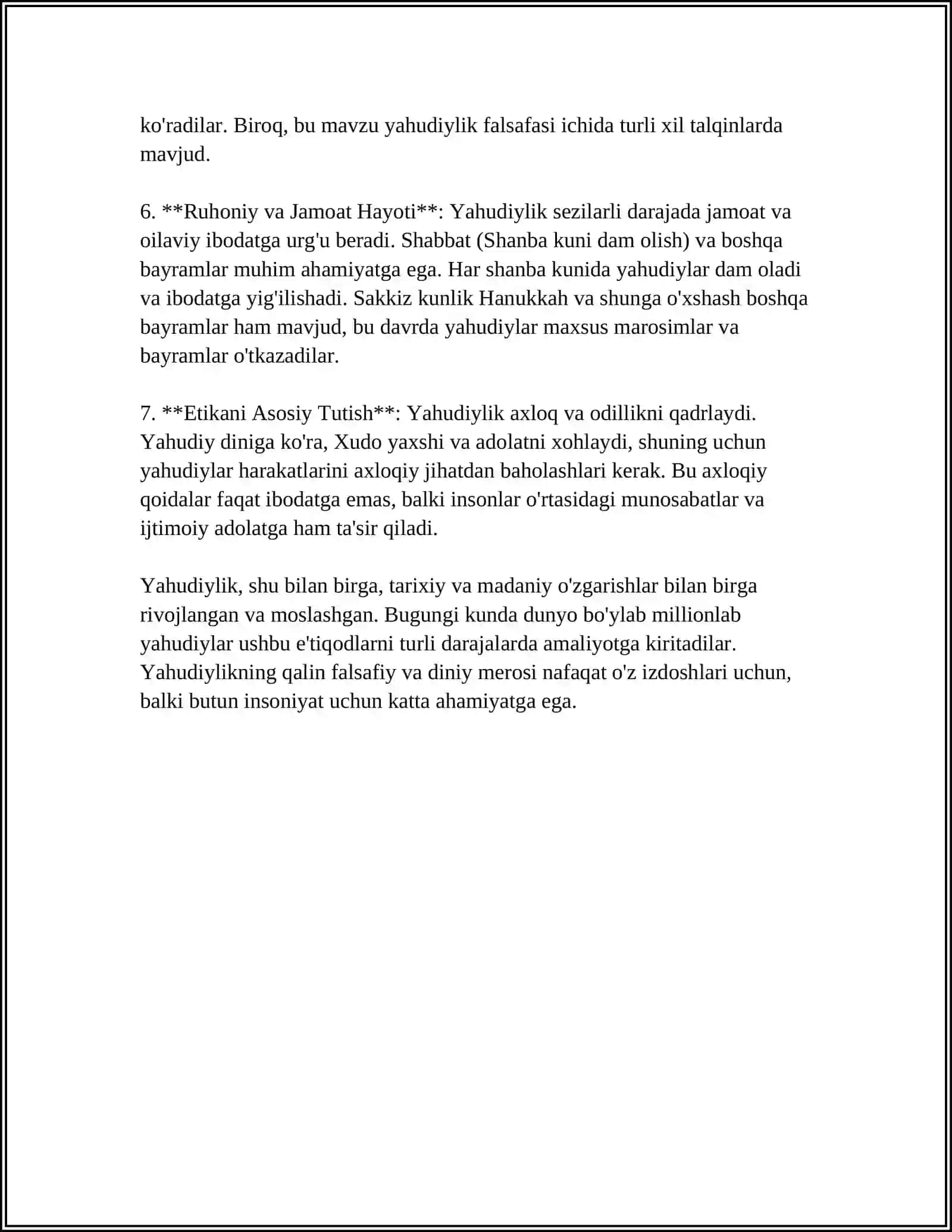 YAHUDIYLIK TALIMOTI ANANA VA MAROSIMLARI 4