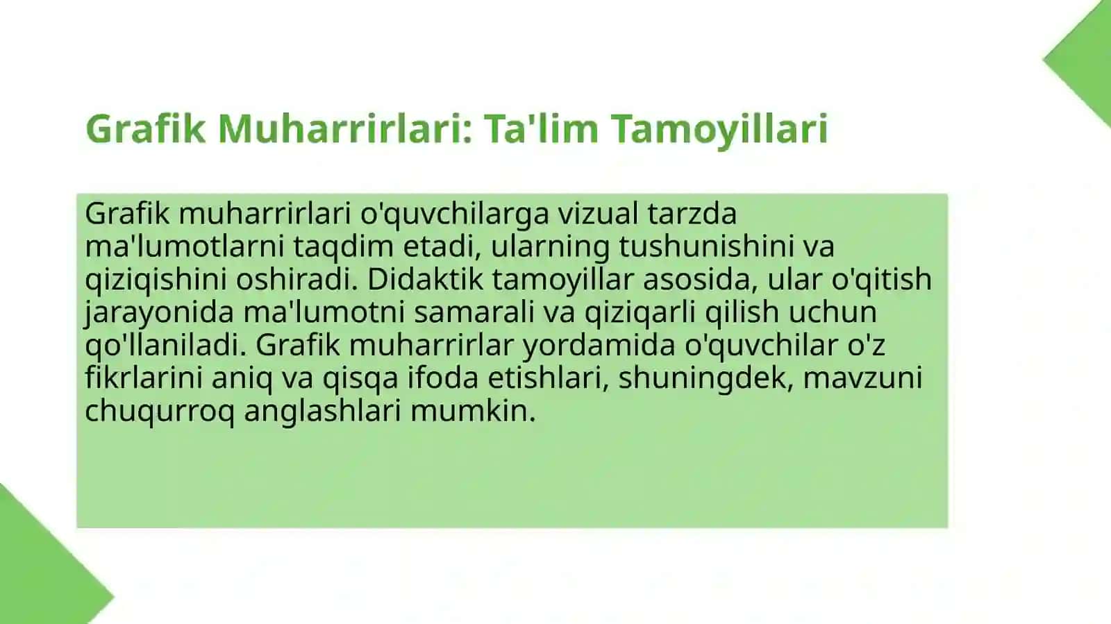 Grafik muharrirlari bilan ishlash 4