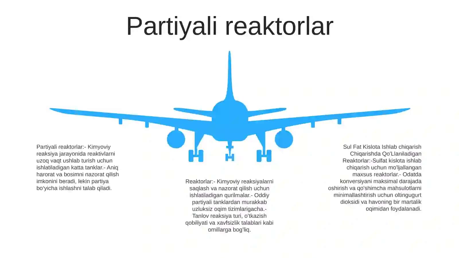 Sul Fat Kislota Ishlab Chiqarishda Qo'Llaniladigan Reaktorlar 4