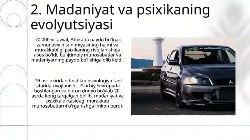Psixikaning evolyutsiyasi va vujudga kelishi 4