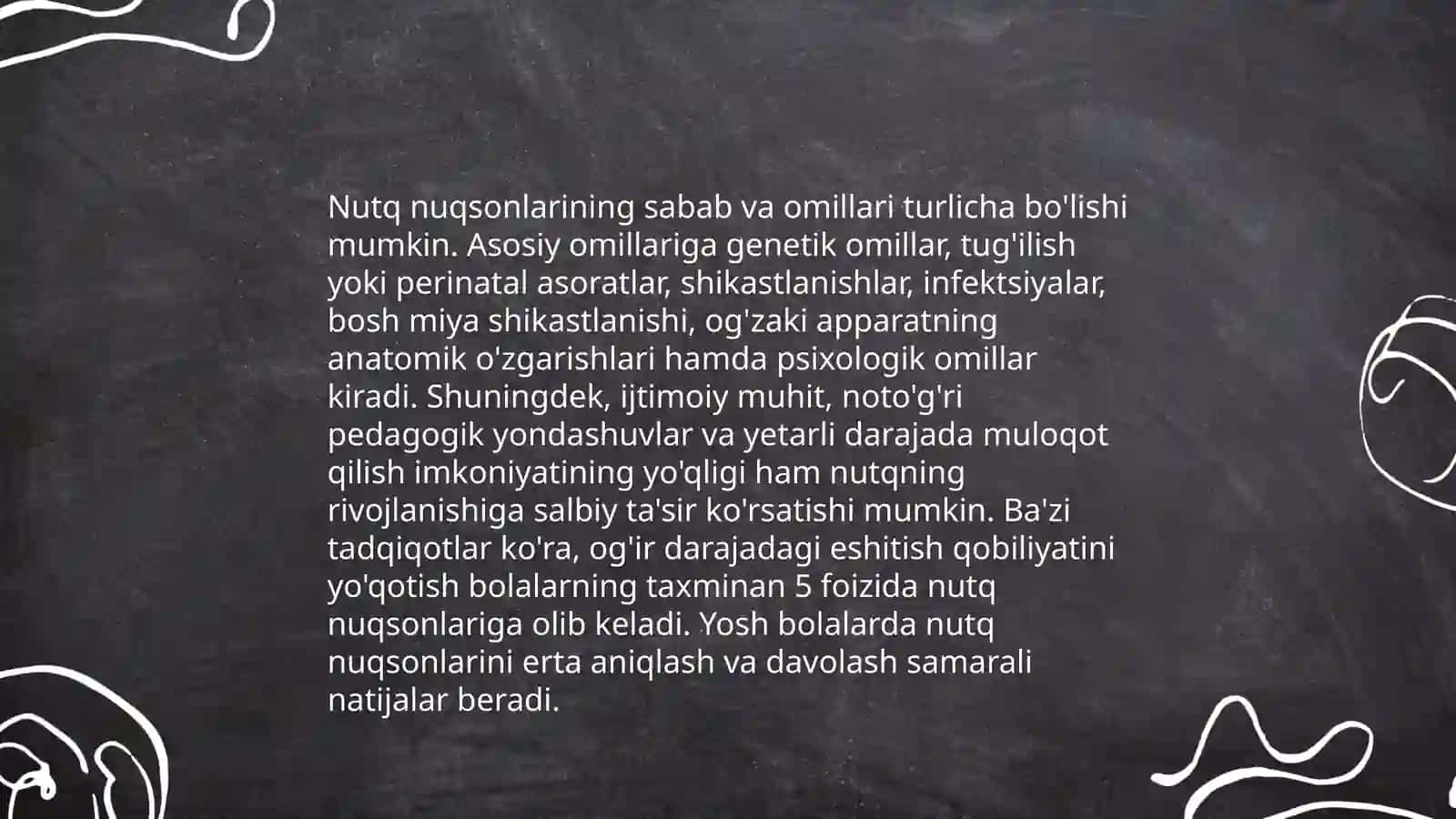 Nutq nuqsonlariga ega bolalar psixologik pedagogik tavsifnomasini tuzish 4