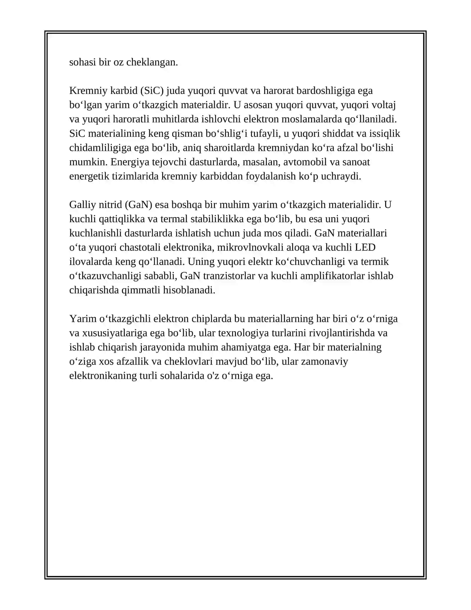 YARIM OʻTKAZGICHLI ELEKTRON CHIPLAR 4