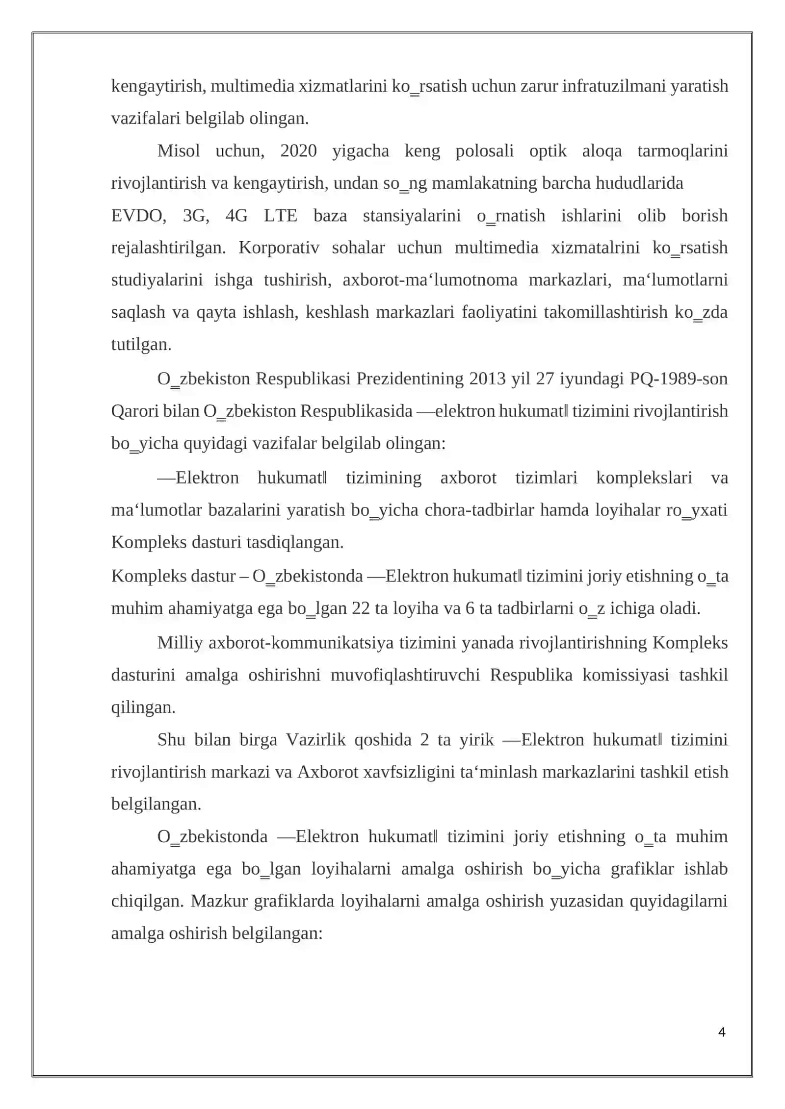Elektron xukumat о’quv kursini mobil ilovasini yaratish 4
