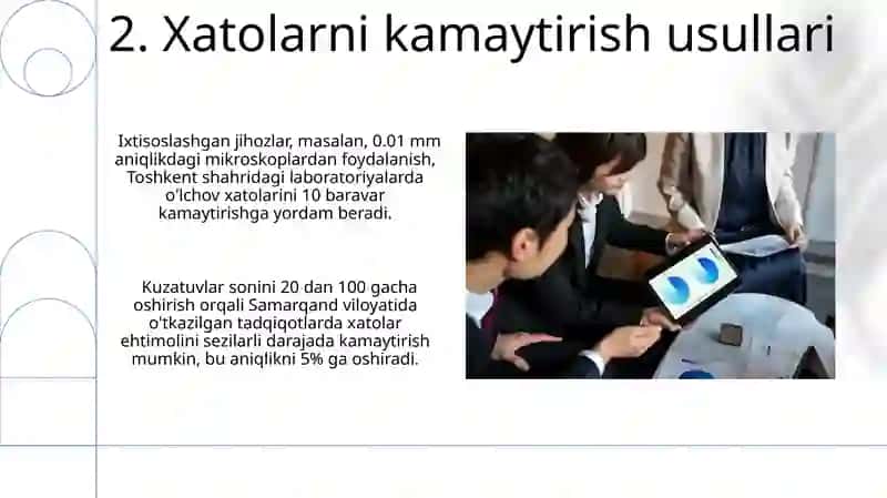 Statistik kuzatish xatolari va ularni aniqlash yoʻllari 4