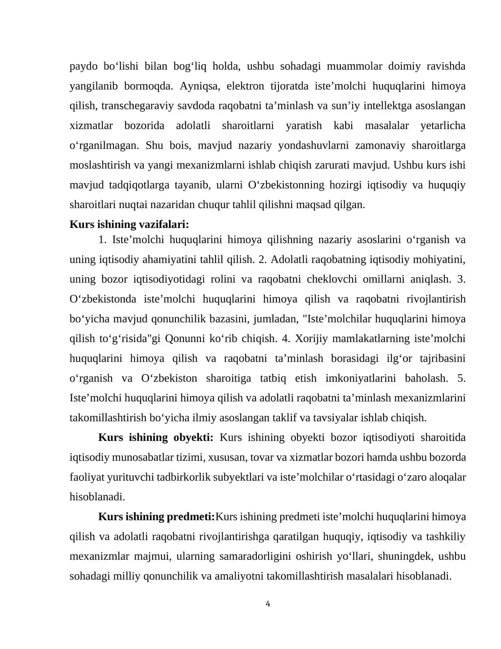 ISTE’MOLCHI HUQUQLARINI HIMOYA QILISH VA ADOLATLI RAQOBATNI RIVOJLANTIRISH MEXANIZMLARI 4