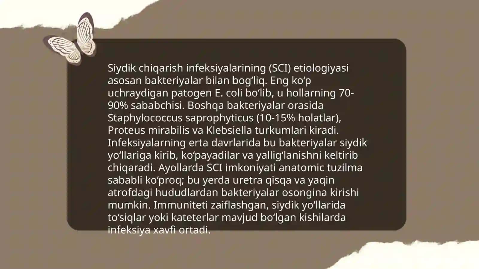 Siydik chiqarish infeksiyasi 4