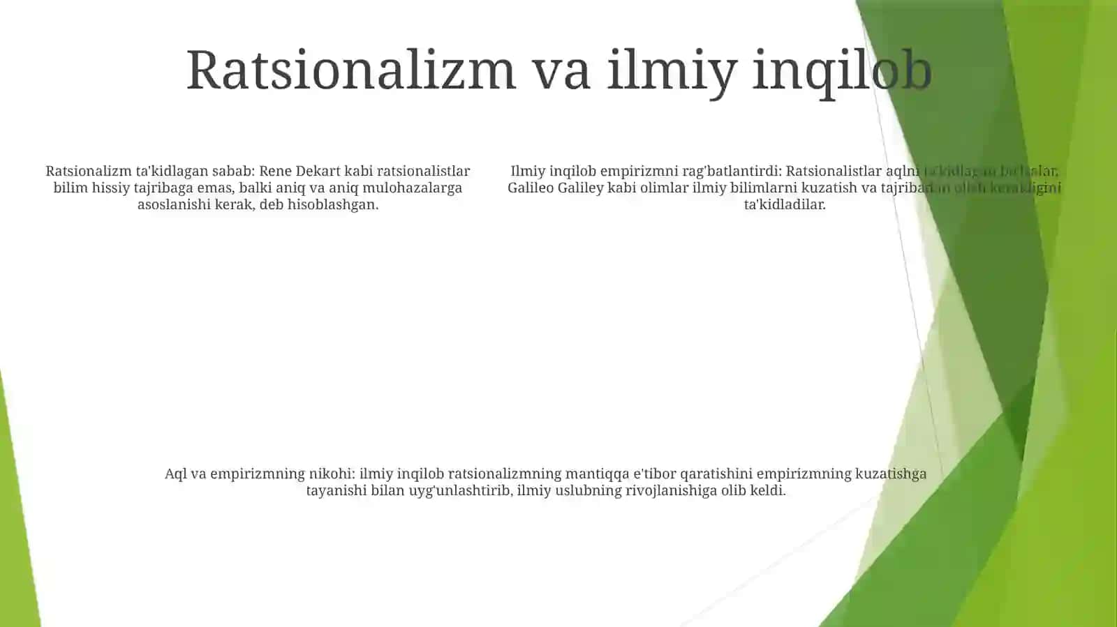 Falsafa Tarixida Bilishga Oid Qarashlar Evolutsiyasi 4