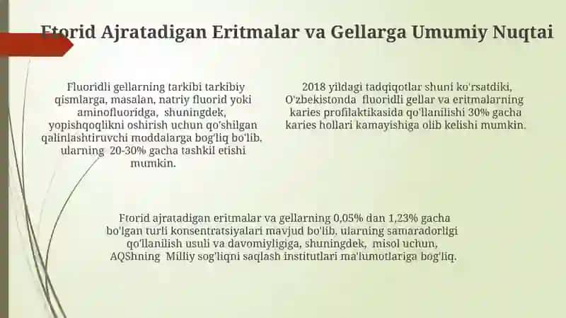 Ftor saqlovchi eritmalar va gellar 4