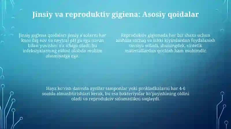 Jinsiy va reproduktiv salomatlikning valeologik tamoyillari 4