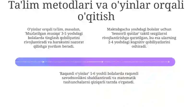 Ilk va maktabgacha yoshdagi bolalarga ta'lim berishning oziga xosligi 4