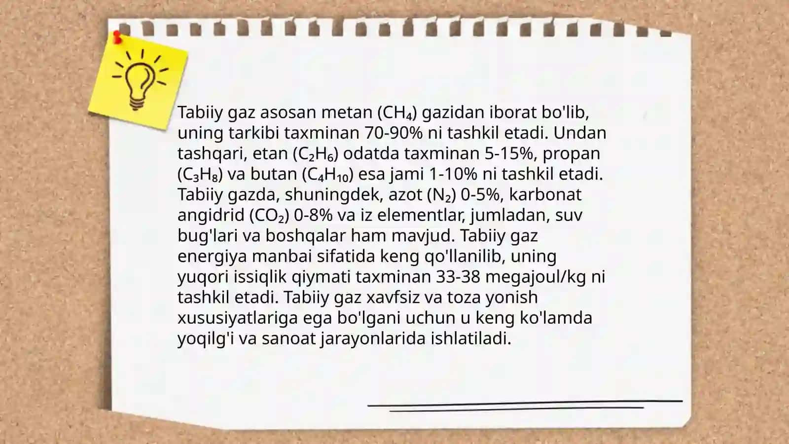 Tabiiy gazning tarkibiy tuzilishi 4