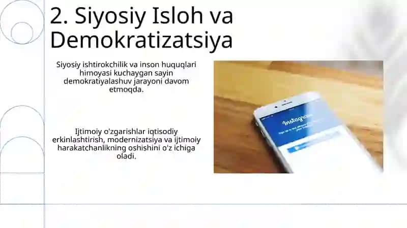 Oʻzbekistonda ijtimoiy sohada amalga oshirilayotgan oʻzgarishlar mazmun va mohiyati 4