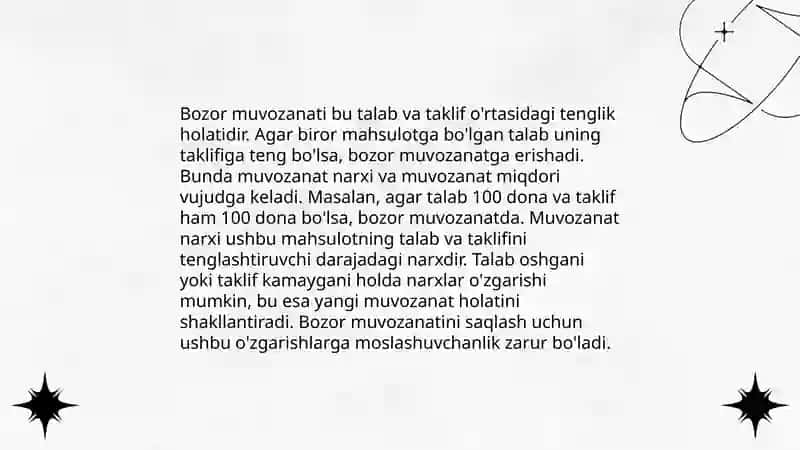Talab va taklif nazariyasi 4