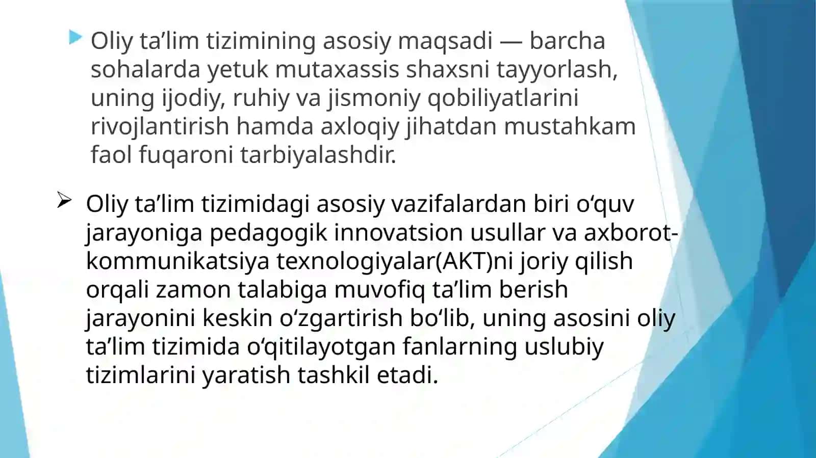 O’qitish metodi 4