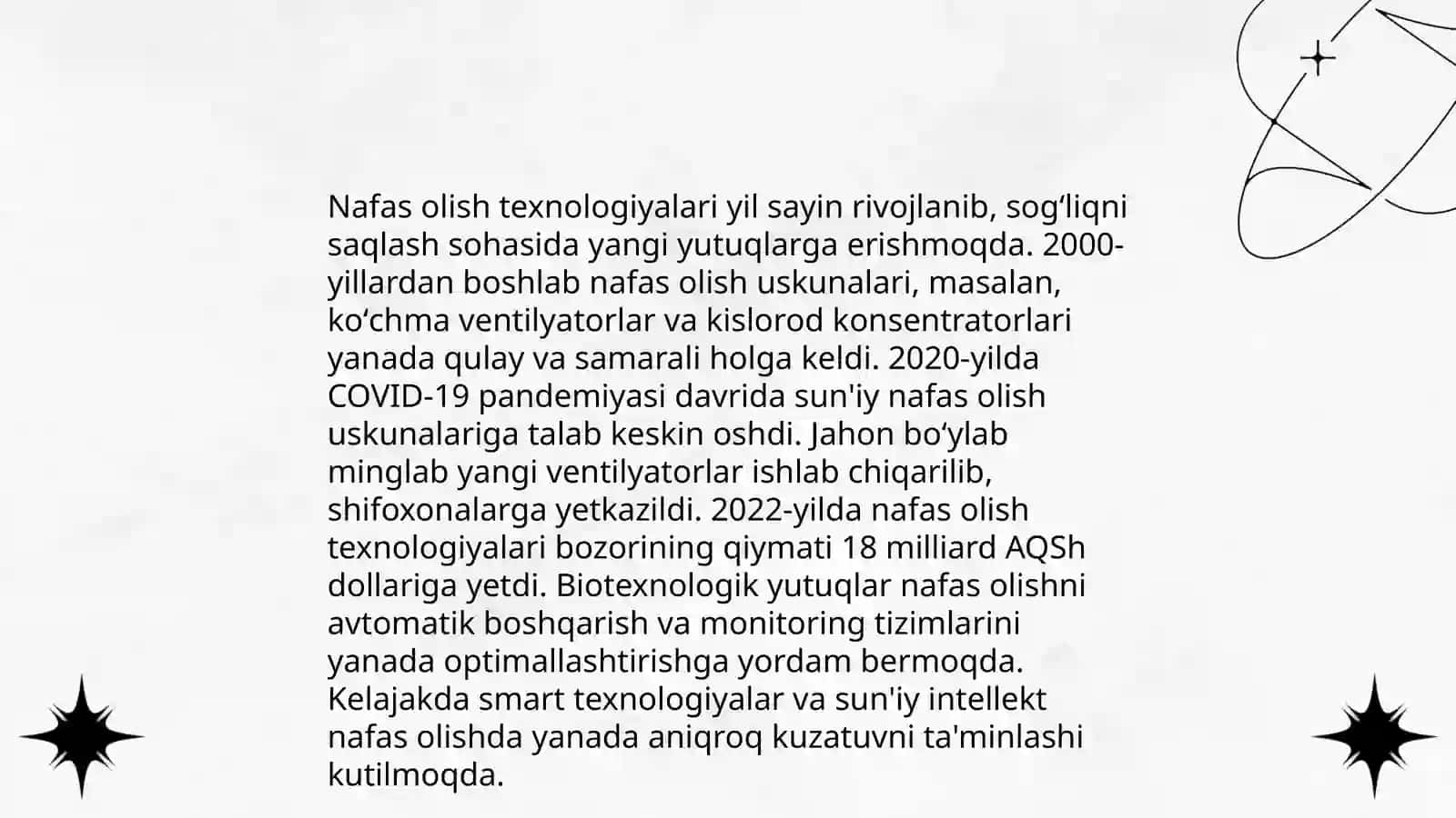 Nafas simulatorlarining qo'llanilishi tibbiyotda 4