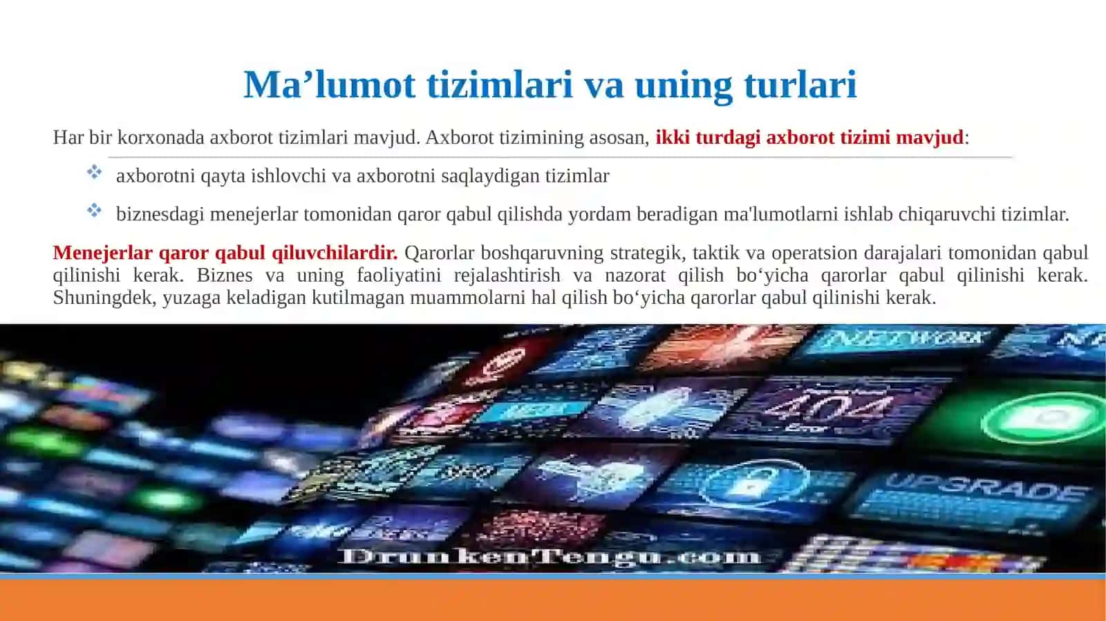 Biznesda axborot texnologiyalari va axborot tizimi 4