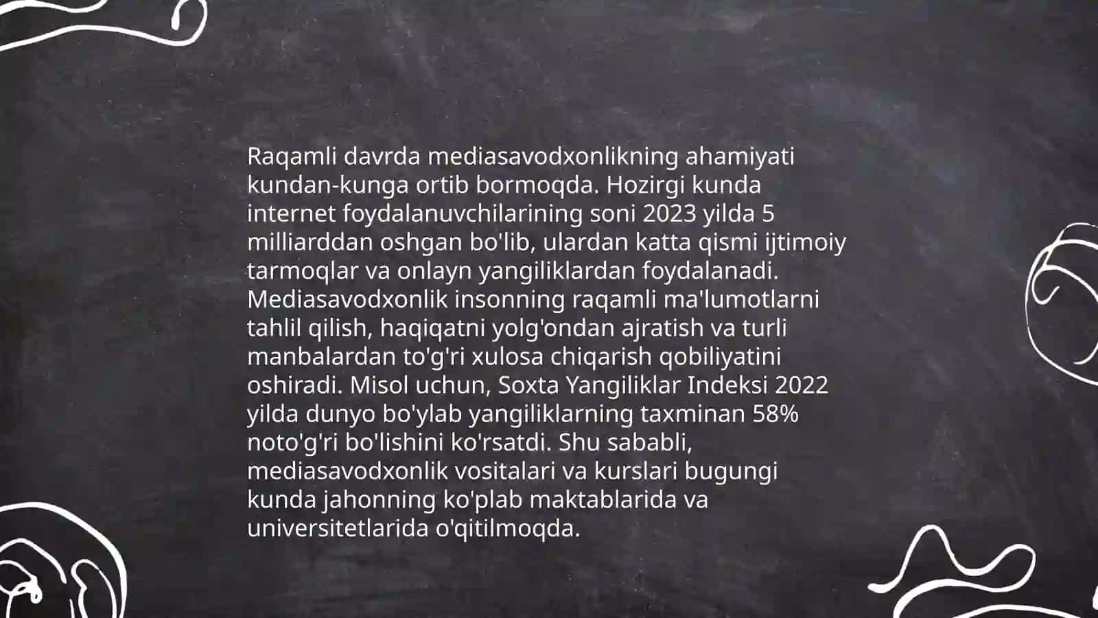 Mediasavodxonlikni qanday oshirish mumkin? 4