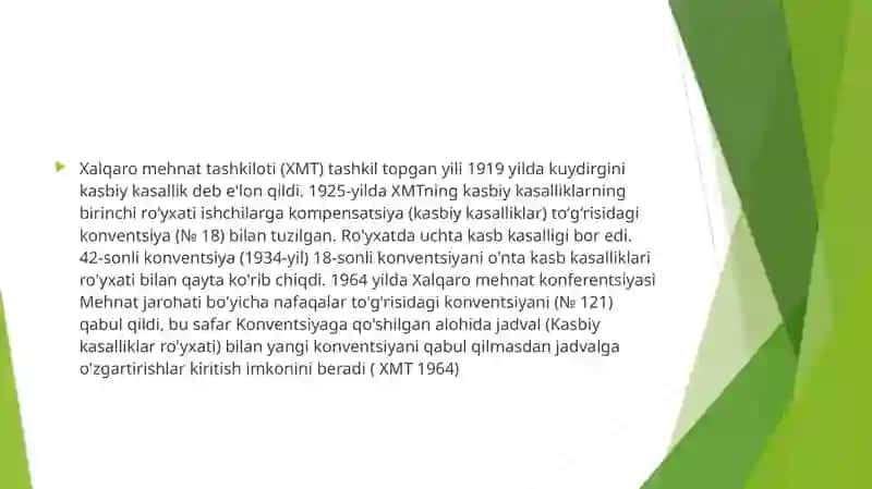 SANOAT KORXONALARIDA KASB KASALLIKLARNING OLDINI OLISHGA QARATILGAN CHORA TADBIRLAR 4