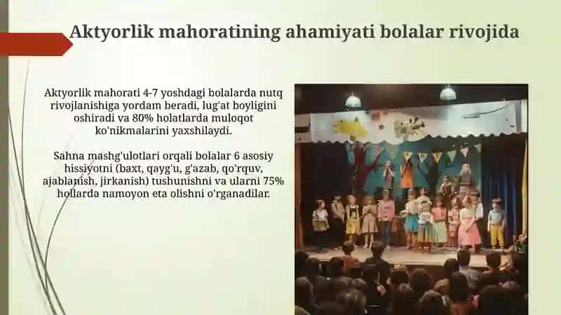 Bolalarda aktyorlik qobiliyatini rivojlantirish 4