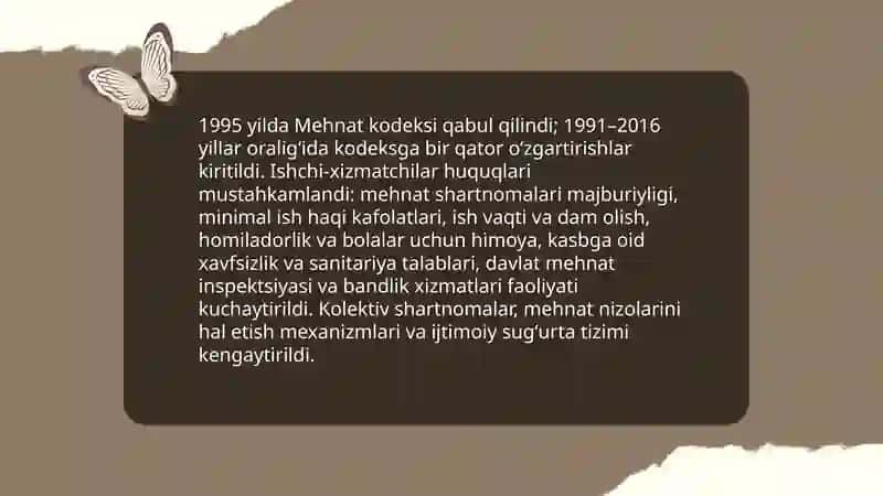 Oʻzbekistonda 1991-2016yillar oraligʻida amalga oshirilgan ijtimoiy islohatlar tarixi 4