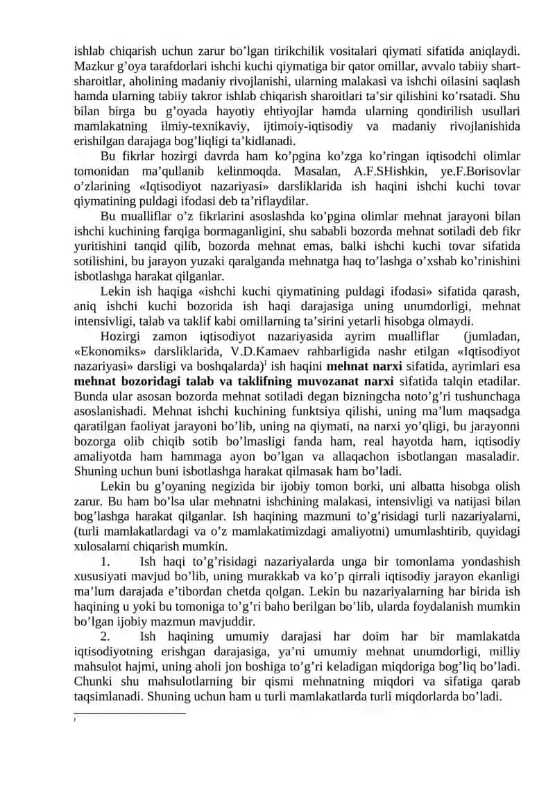 Yaratilgan mahsulot va daromadlarning taqsimlanish tamoyillari 4