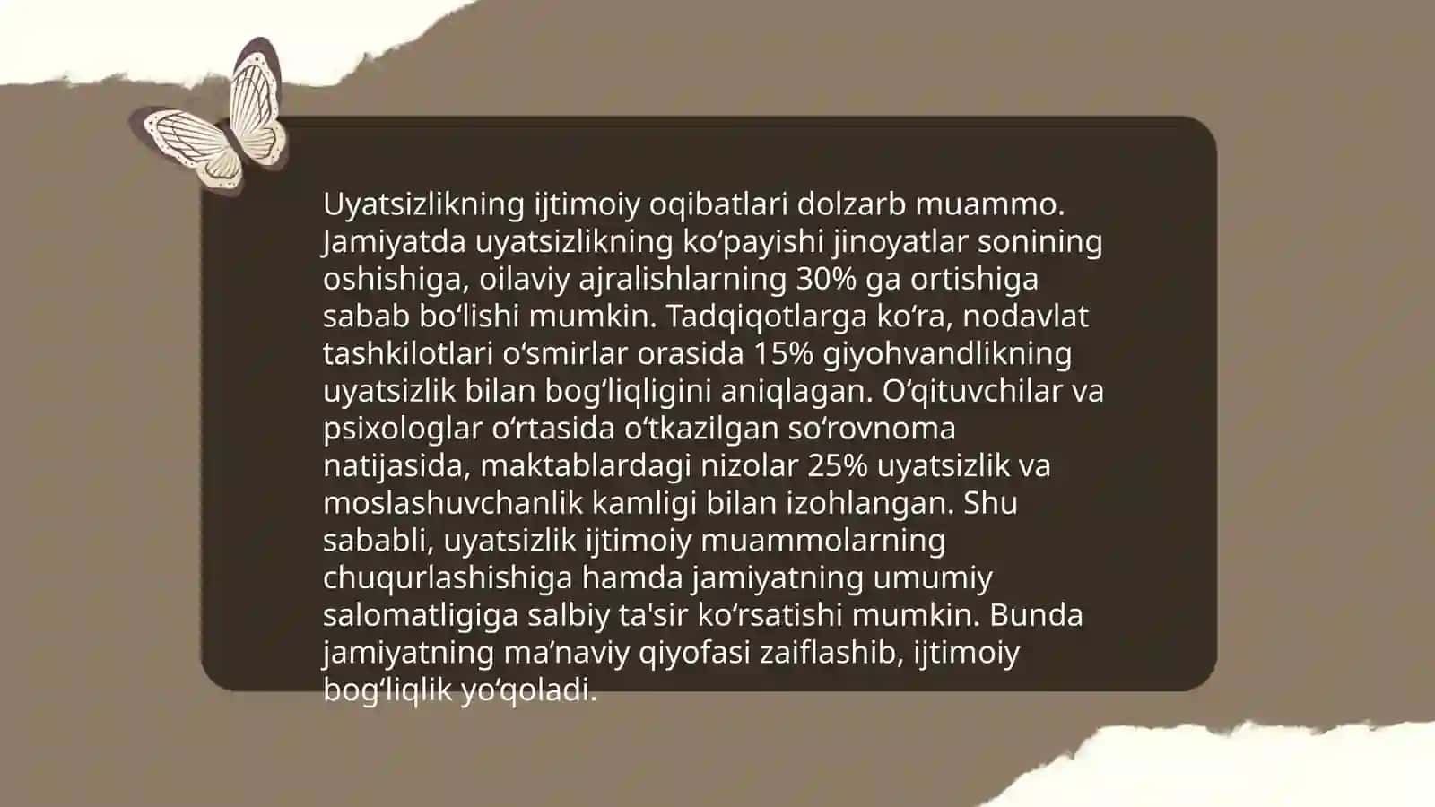 Uyat va uyatsizlikning namoyon boʻlish shakllari 4