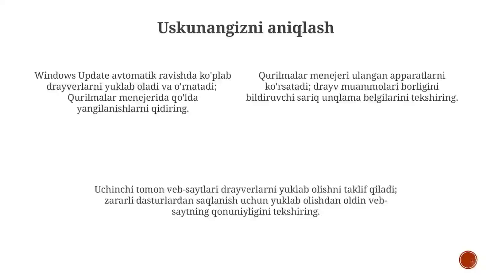 Internet orqali drayverlar qanday o'rnatiladi 4