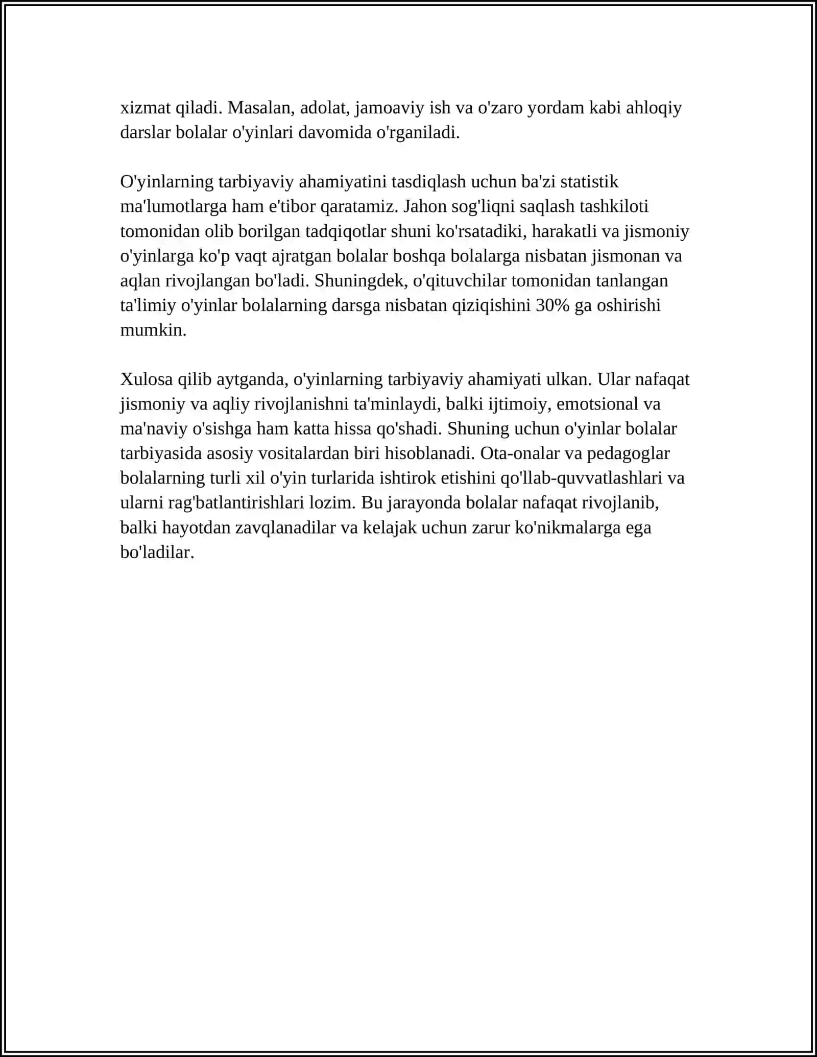 O'YINLAR IJTIMOIY FAOLIYAT SIFATIDA 4