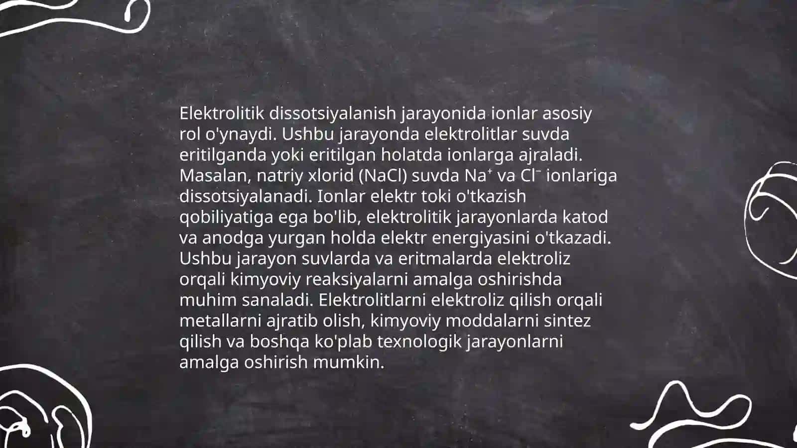 Elektrolitik dissotsilanish 4