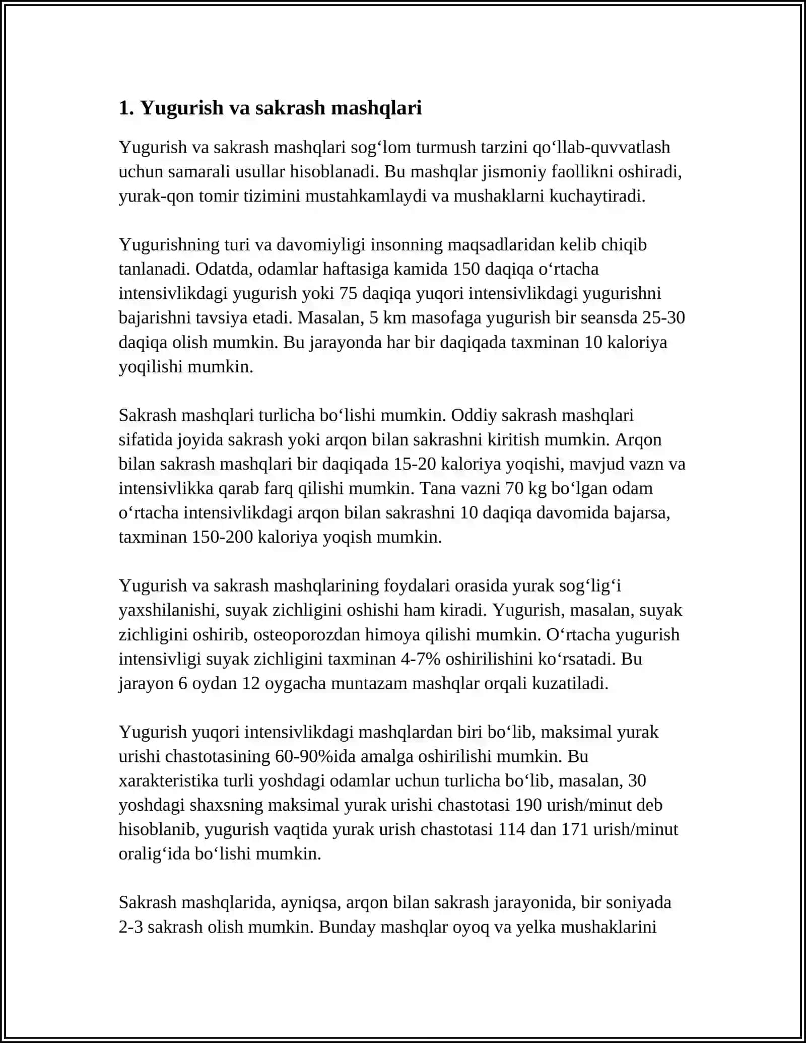 TANLANGAN SPORT TURI BOʻYICHA BADAN QIZDIRISH MASHQLARI(GANDBOL) 4