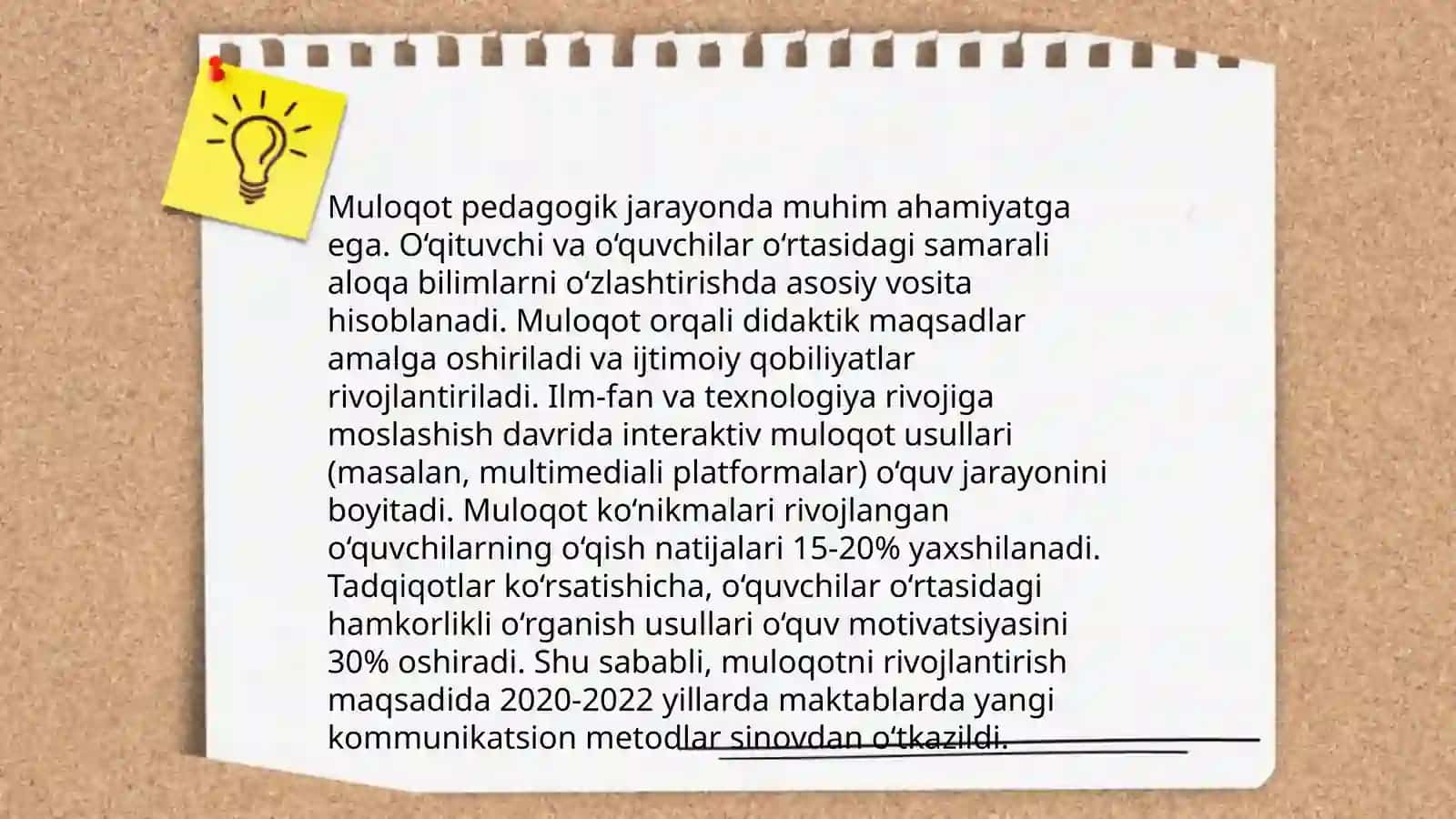Pedagogik faoliyatda muloqot 4
