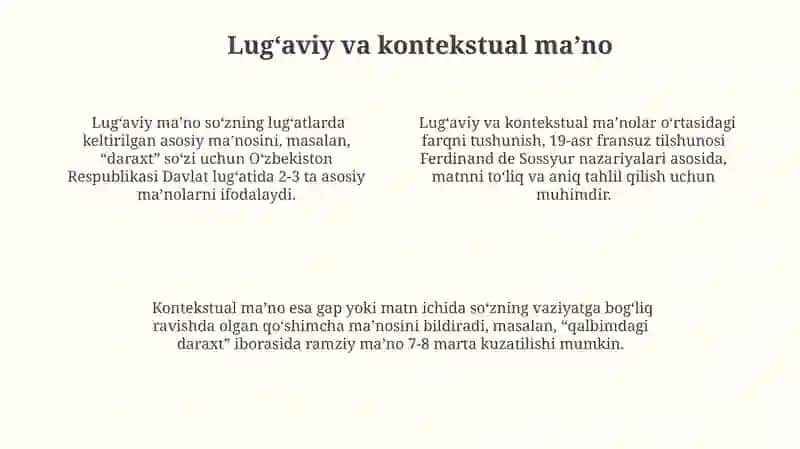 Ma'no yaratish va anglash jarayonlari 4