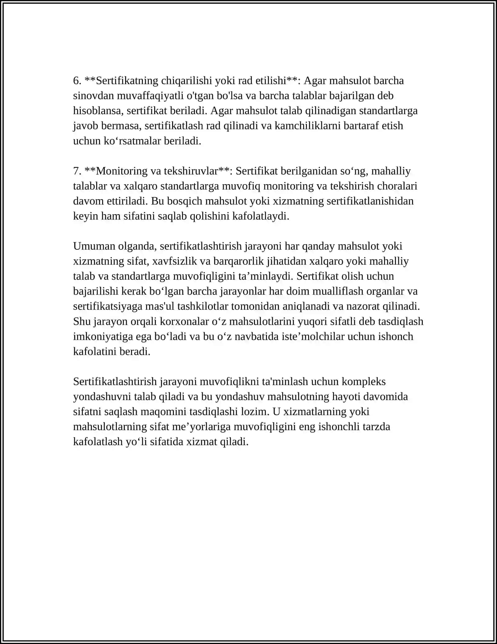 SERTIFIKATLASHTIRISH OMILLARI 4