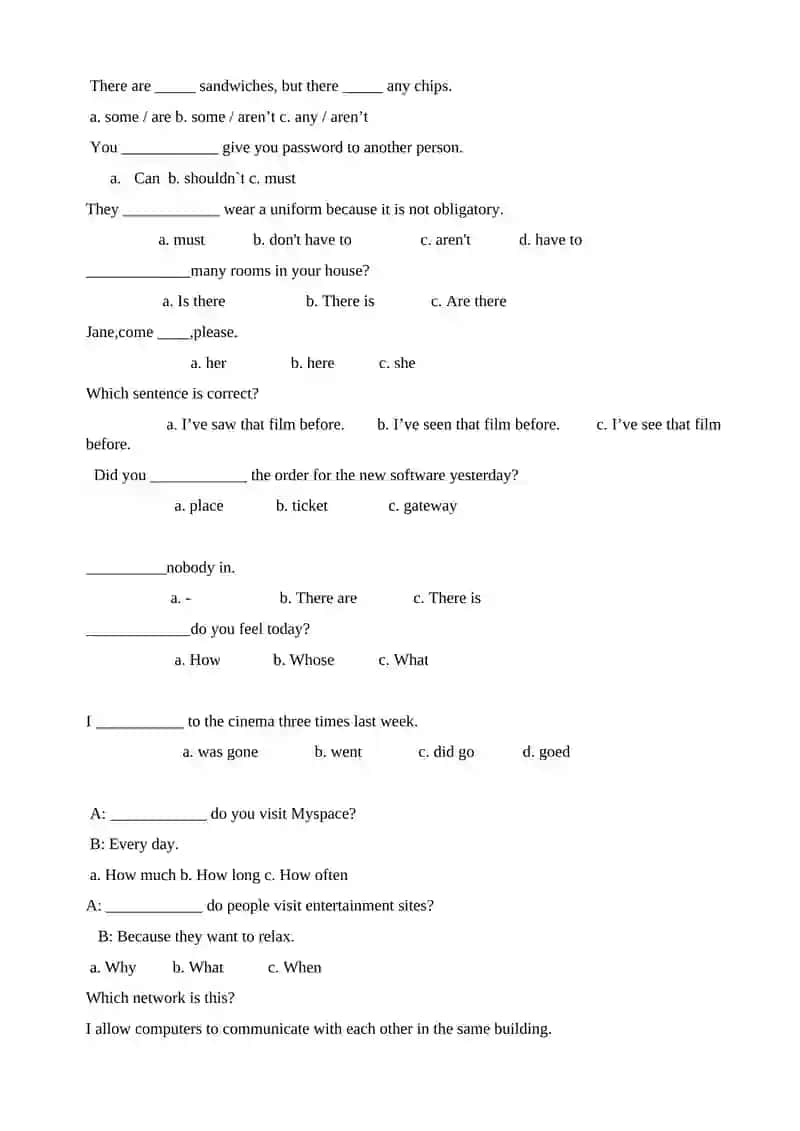 Three common types of computer Networks 4