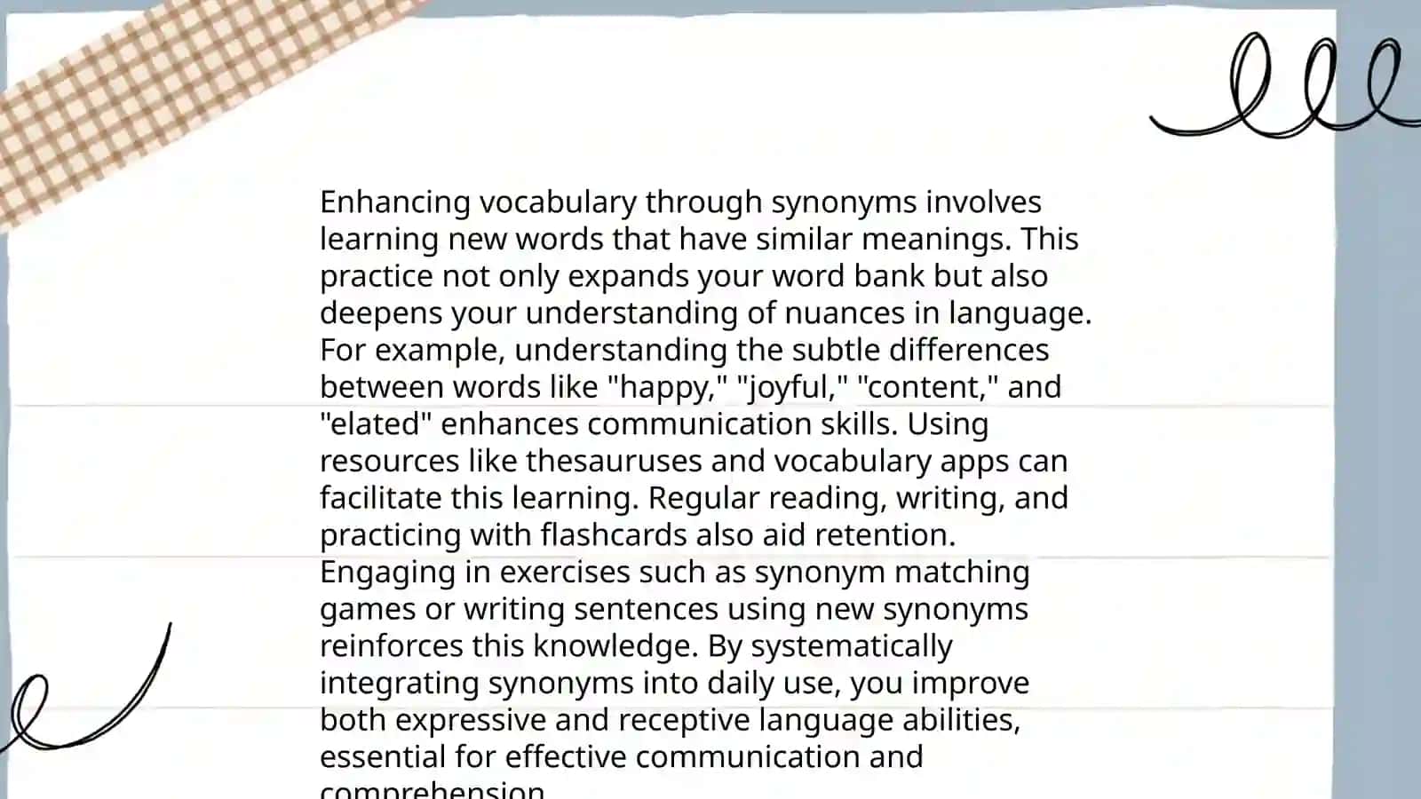 Synonyms and Antonyms in Improving Vocabulary and Language Fluency 4