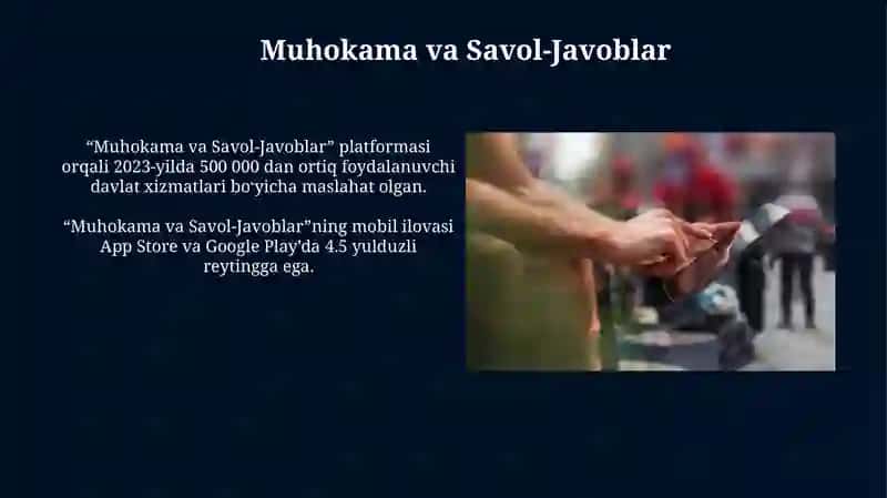 Interaktiv Mobil Davlat Xizmatlarini O'rganish 4