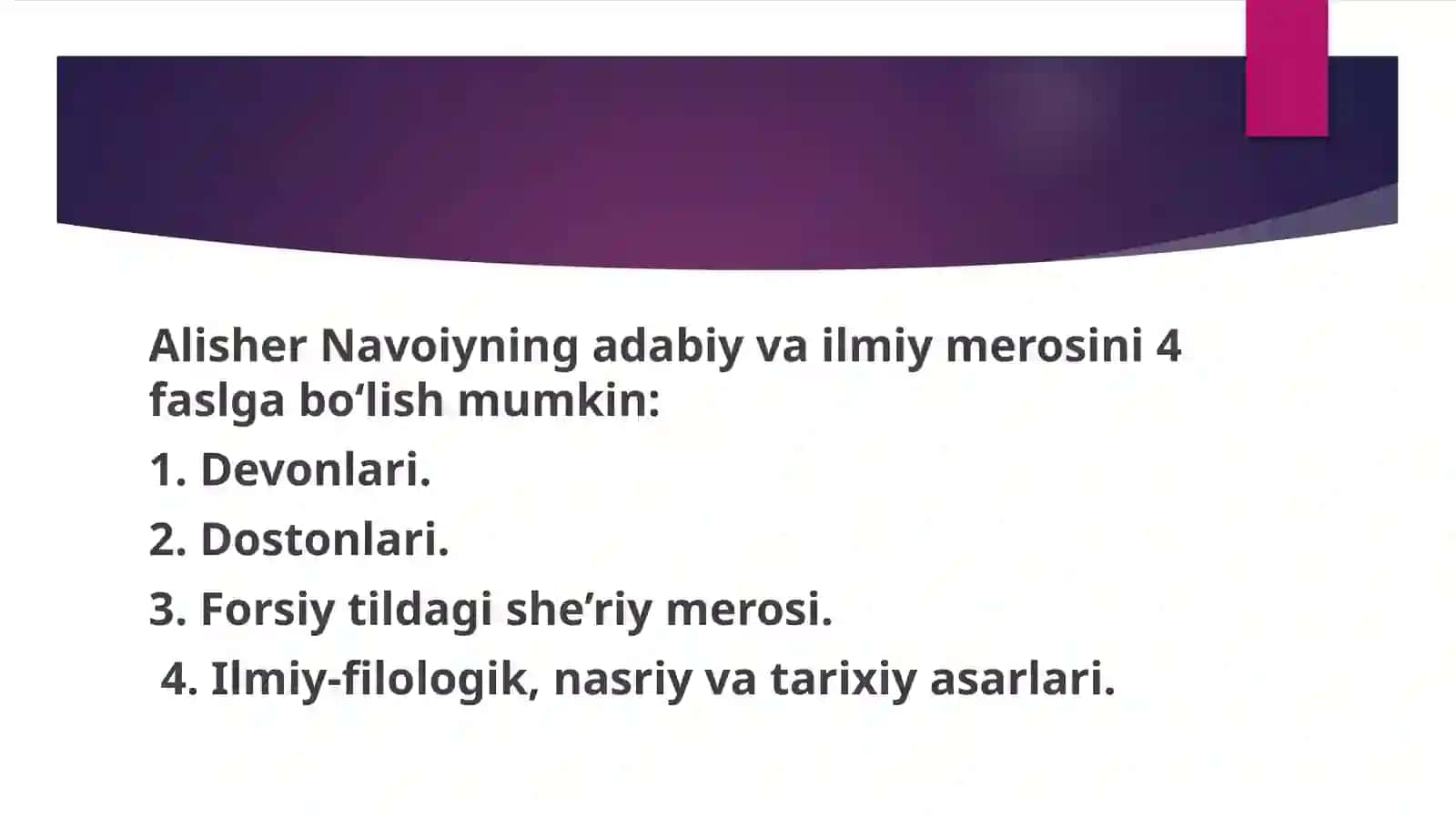 Alisher Navoiy hayoti va ilmiy merosi 4