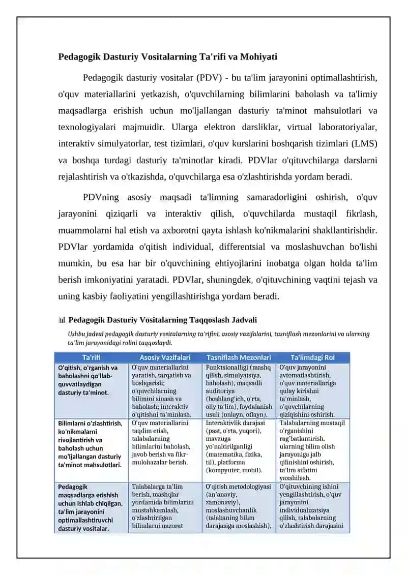 Pedagogik dasturiy vositalar 4
