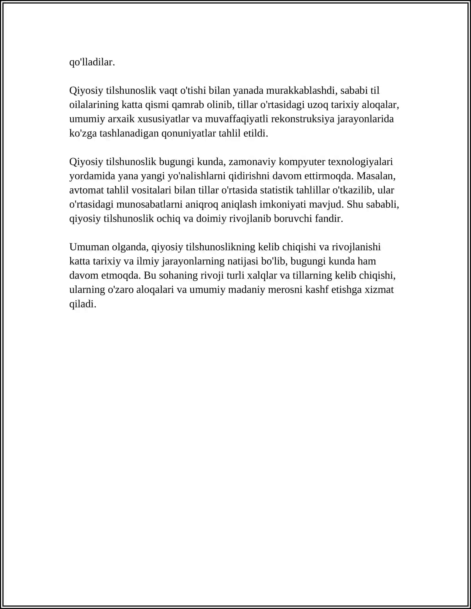 QIYOSIY TILSHUNOSLIK TARIXI 4