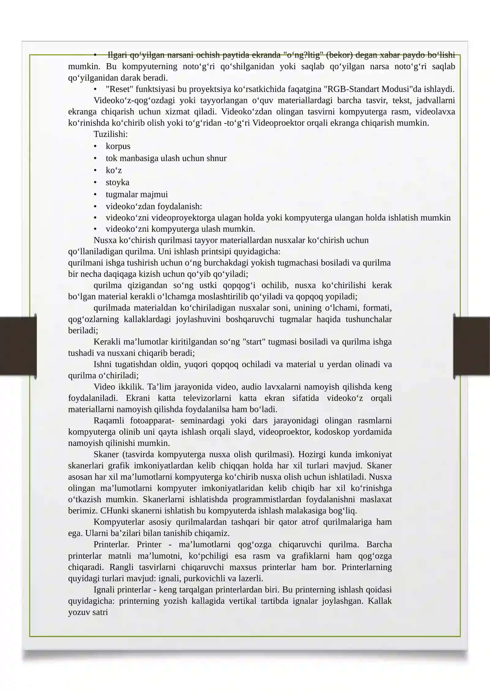 8-Mavzu: Multimediyaning asosiy tushunchalari. Audiova video axborotlar bilan ishlash asoslari 4