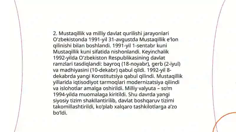 XX asrning 80yillari oxirida O'zbekistonda siyosiy,iqtisodiy va ijtimoiy muammolar 4