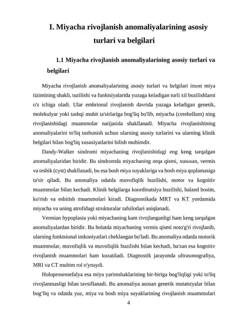 Miyacha rivojlanish anomaliyasi 4