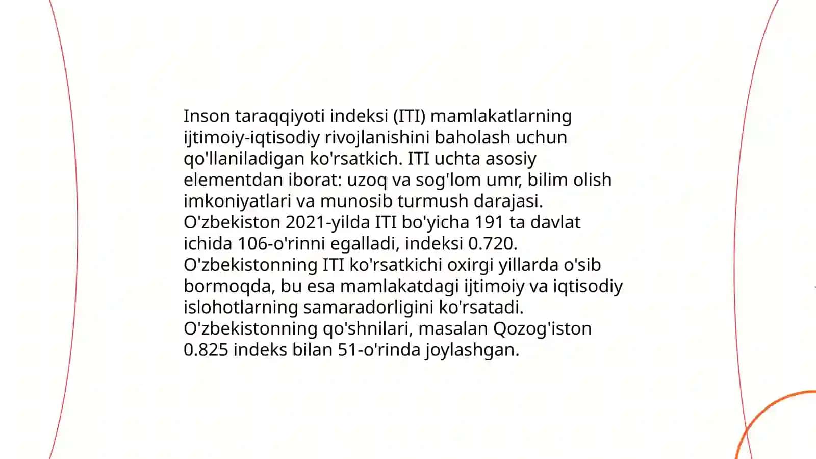 Iqtisodiy va ijtimoiy sohasidagi ustuvor xalqaro reytinglar va ularga O'zbekistonning integratsiyalashuvi 4