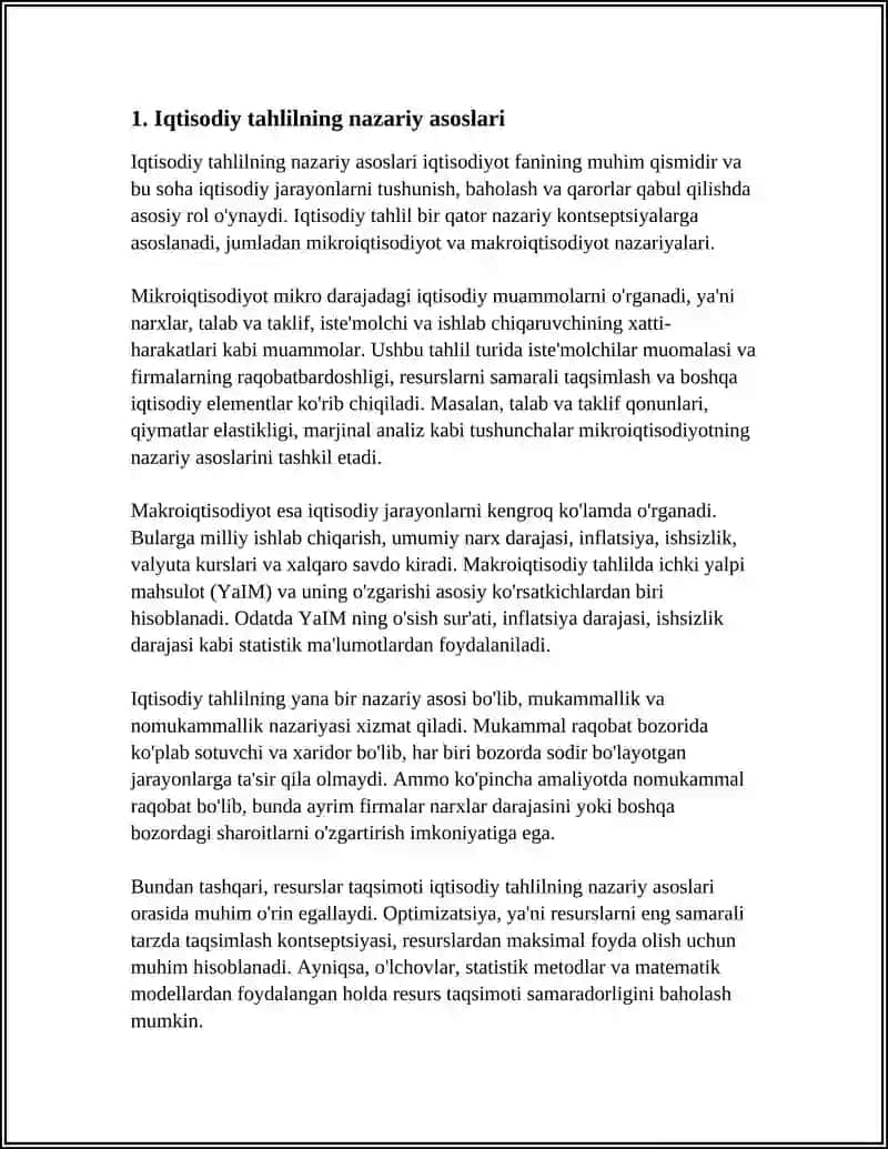 ART BOZORNI TAHLIL QILISHNING IQTISODIY NAZARIYALARI 4