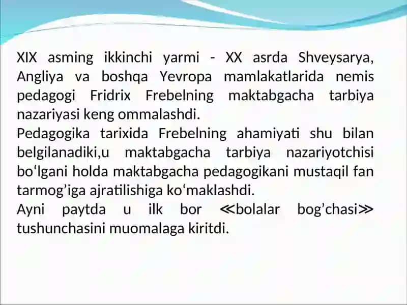 O'zbekistonda Ijtimoiy Maktabgacha Ta'limni Vujudga Kelishi va Taraqqiyot Bosqichlari 4