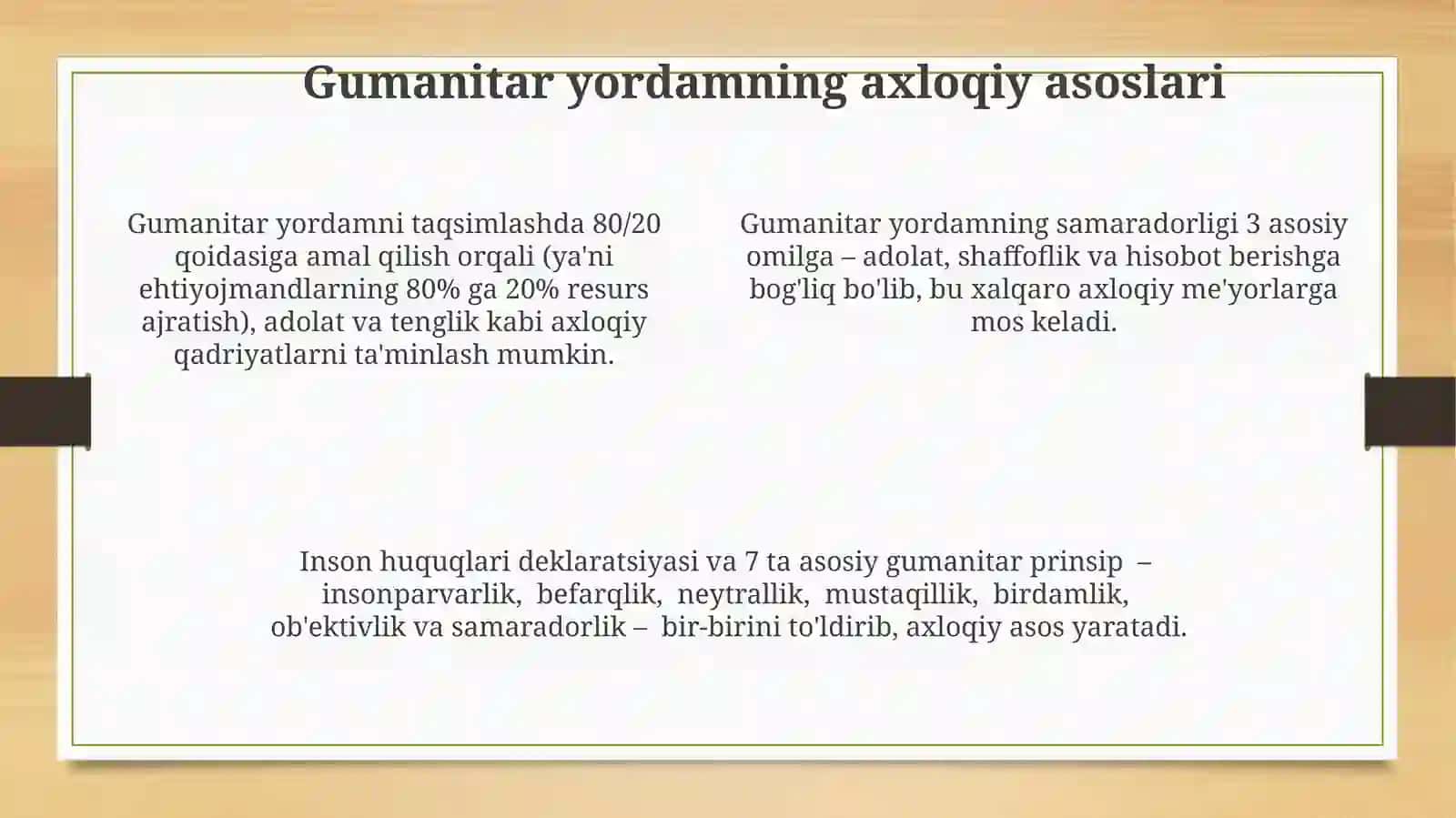 Insonparvarlik tamoyillari va axloq me'yorlarining o'zaro bog'liqligi 4