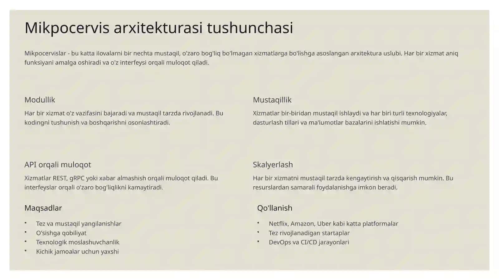 Virtualizatsiya laboratoriyasi: Docker konteynerlari orqali mikroservislarni sozlash 4