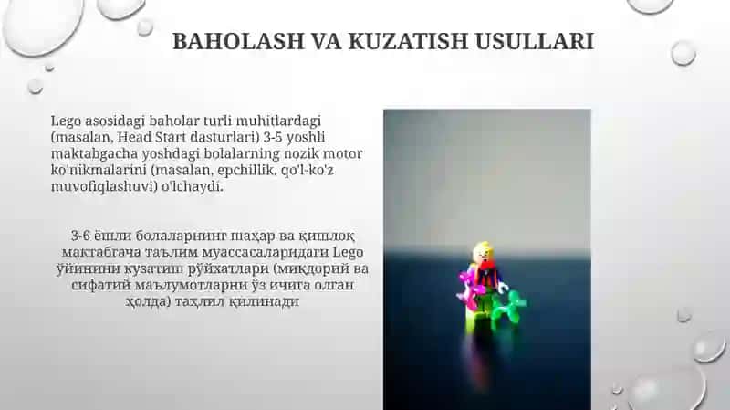 Maktabgacha ta'limda LEGO-qurilihdan foydalanish metodikasi 4