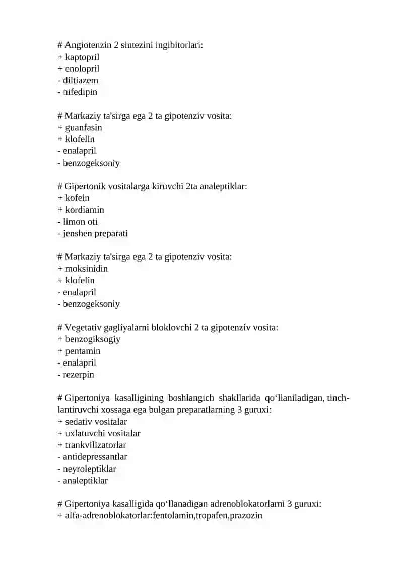 Gipotenziv moddalar 4